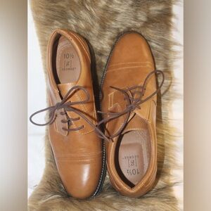 George Size 10.5 Tan Oxford Shoes Classic Elegance